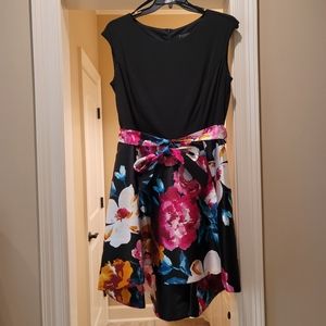 Hi Lo Floral Cocktail Dress